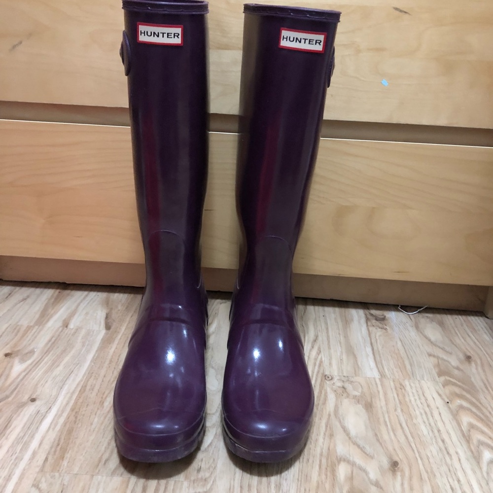 Purple Hunter Rain Boots